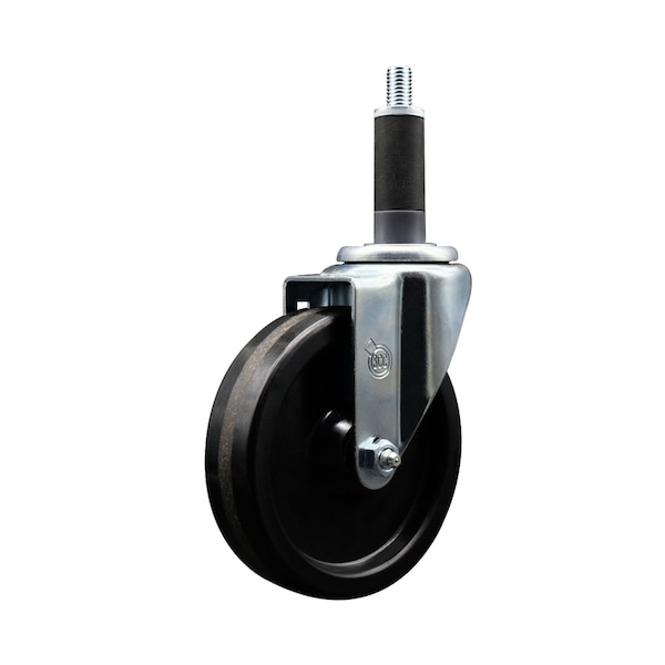 5'' SS Phenolic Wheel Swivel 1'' Expanding Stem Caster